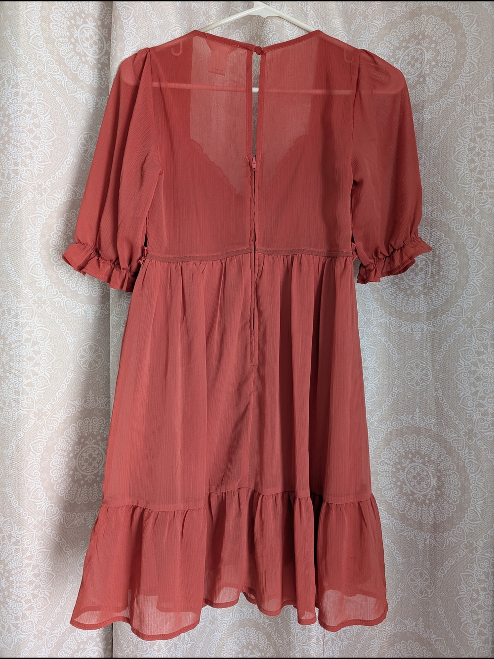 Altar'd State Ruffle Midi Dress - Picture 2 of 3